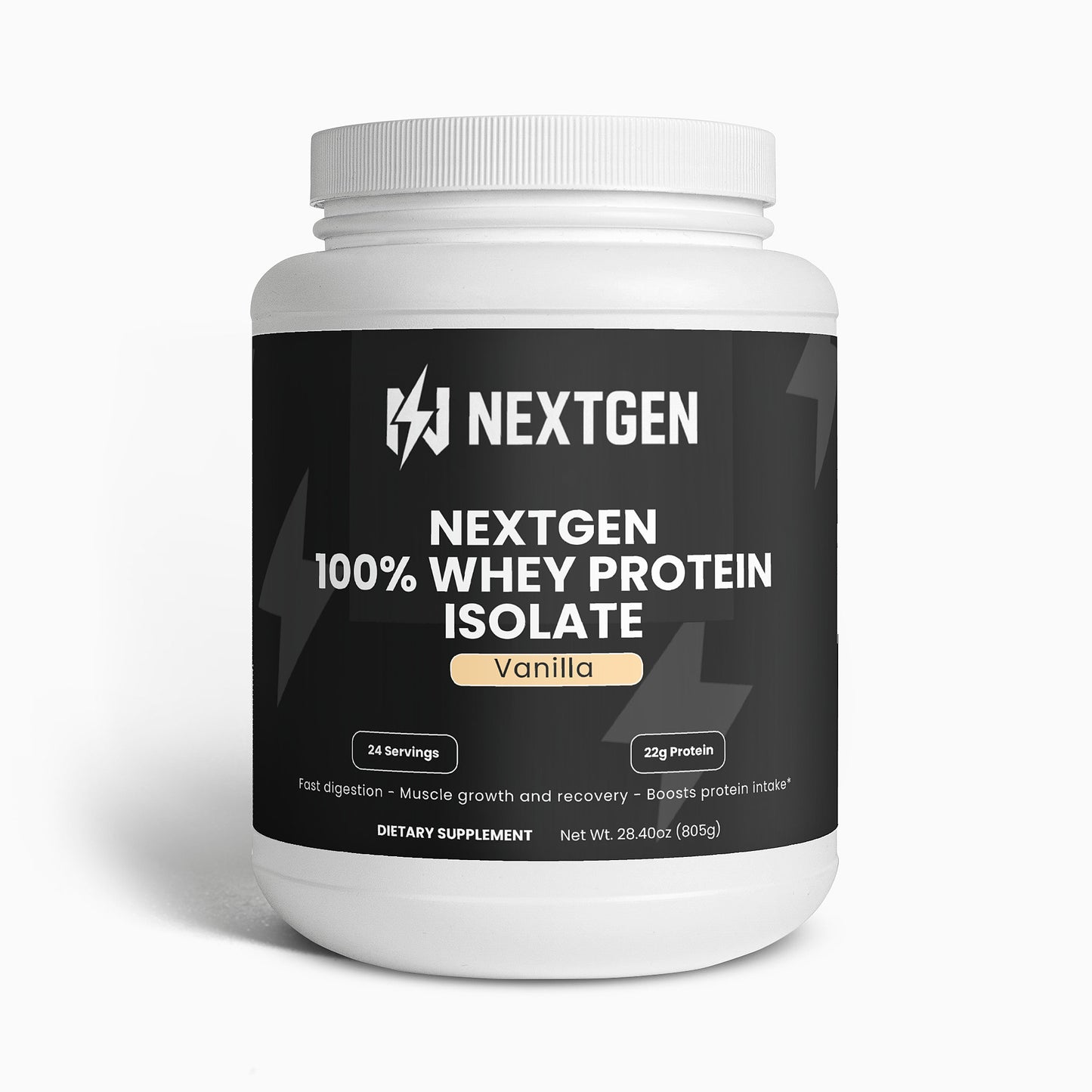 NEXTGEN 100% Whey Protein Isolate (Vanilla)